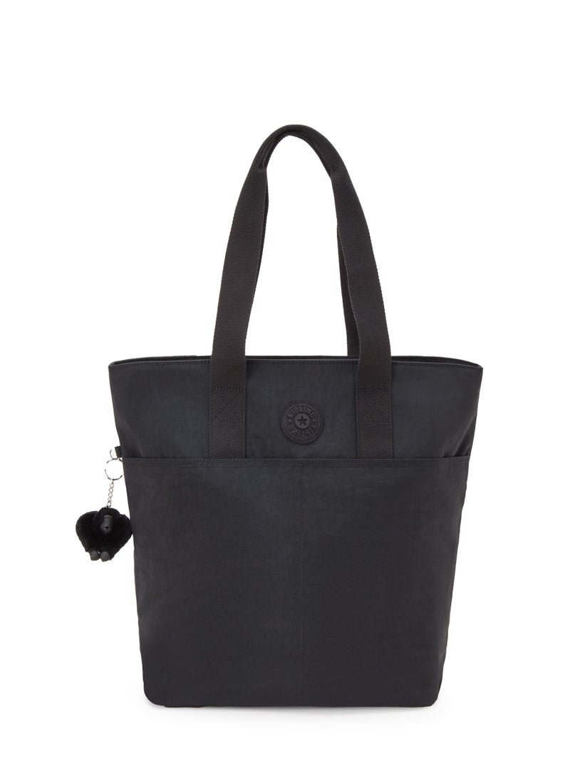 kipling - Hanifa Large Tote With Laptop Compartment Black Noir - Image 1