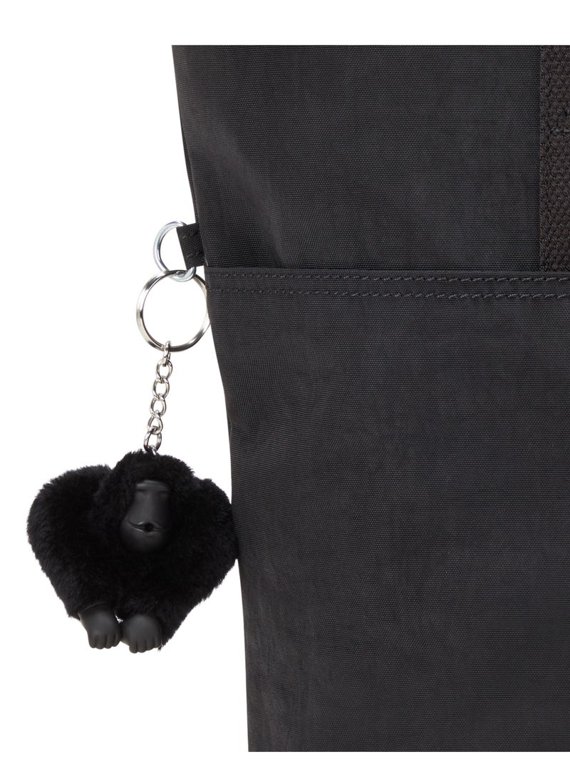 kipling - Hanifa Large Tote With Laptop Compartment Black Noir - Image 1