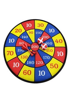 Velcro Dart Board - Foldable Indoor Outdoor Game 28cm Board with 2 Darts and 2 Sticky Balls