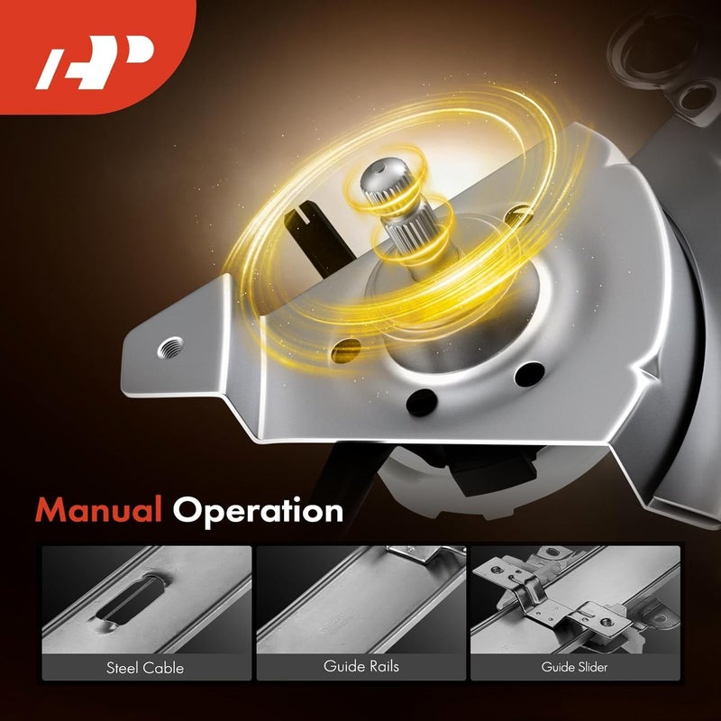 A-Premium Manual Window Regulator Without Motor for Chevrolet Tracker 1999-2004 Front Left Driver Side - Image 4