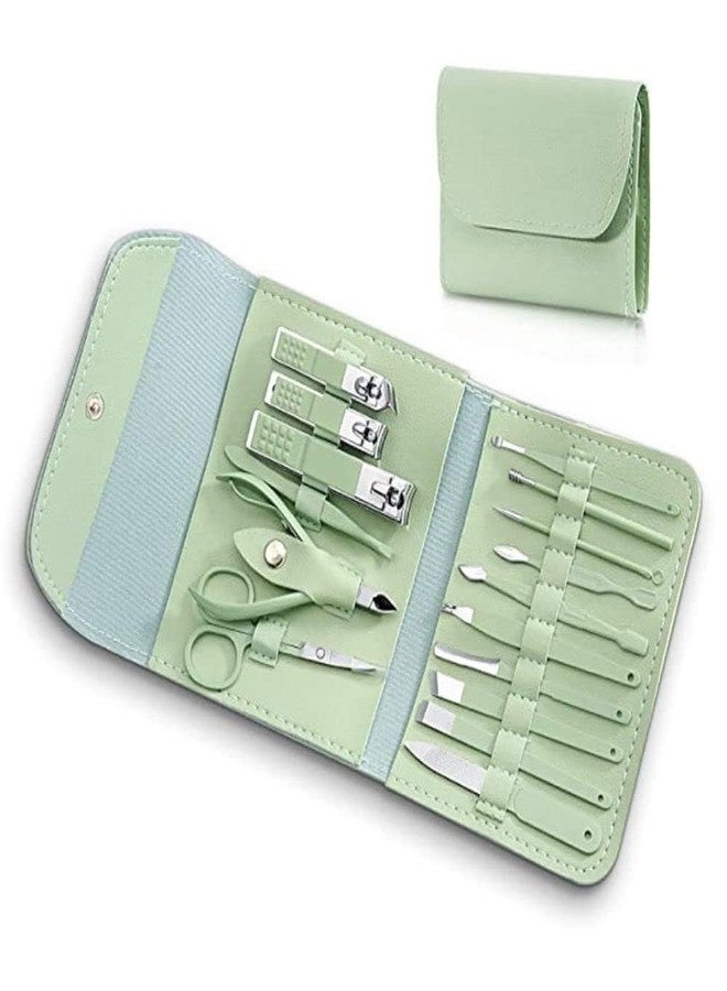 BEDSTEFAR 8-in-1 Manicure Pedicure Grooming Kit for Men & Women - Stainless Steel Nail Clippers Set with Travel Case for Hand, Foot & Facial Care (Multicolor) - Image 1