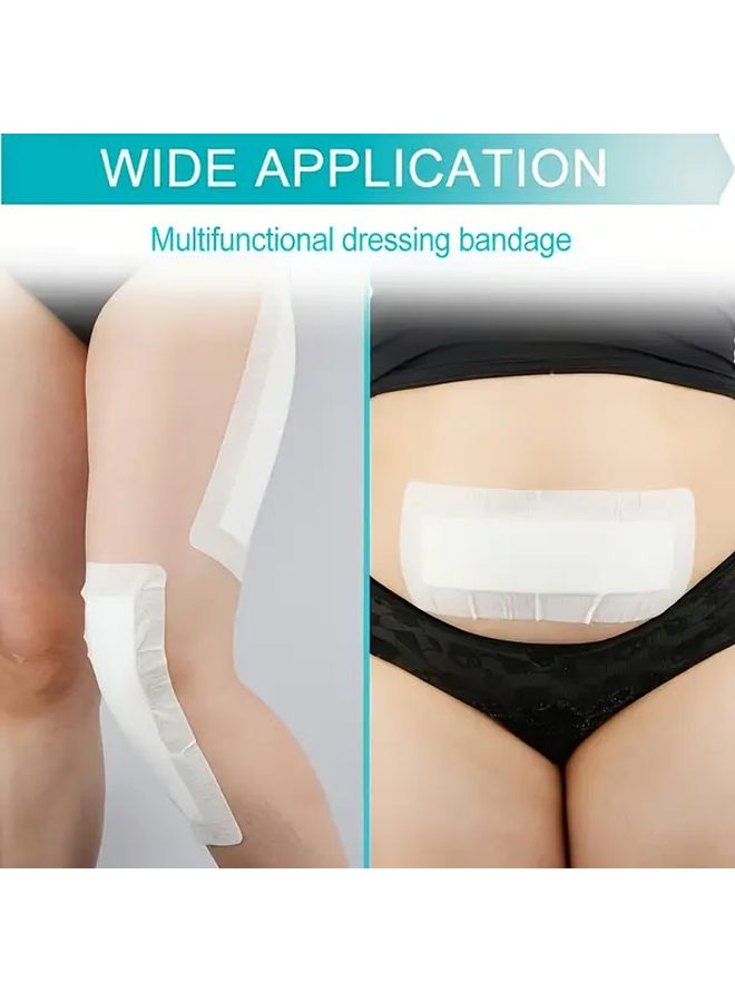 Large Breathable Dressing Patches 24pcs For Cuts Abrasions Easy Peel Stick Bandage - Image 4