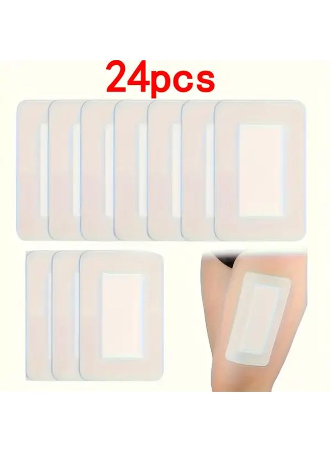 Large Breathable Dressing Patches 24pcs For Cuts Abrasions Easy Peel Stick Bandage - Image 5