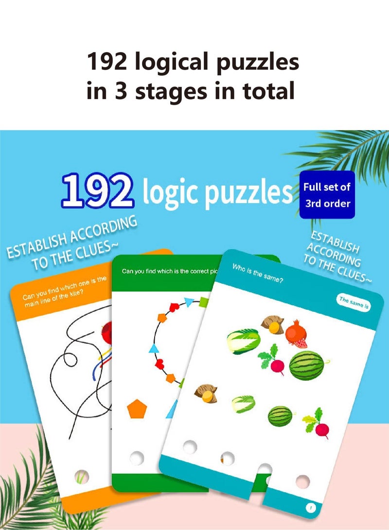 Logic Key Adventure for Kids 3+ | 192 Brain-Boosting Puzzles | Safe & Fun | Trains Focus & Logic Skills | Eid Gift Ready - Image 2