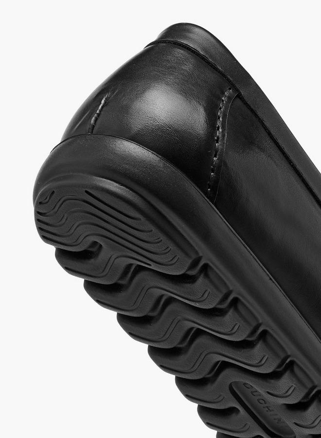 DUCHINI Men Metal Accent Slip-On Loafers - Image 5