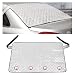 Dickno Car Rear Windshield Cover Magnetic Auto Rear Windscreen Snow Ice Cover 4 Layers AllWeather Ice Frost Snow Protector Automotive Winter Accessories for Most Vehicles - Image 2