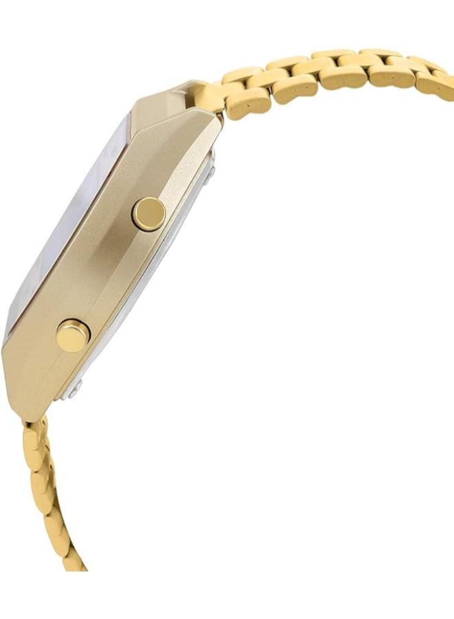 CASIO Youth Vintage Stainless Steel Band Digital Watch for Women - Gold B640WGG-9DF - Image 3