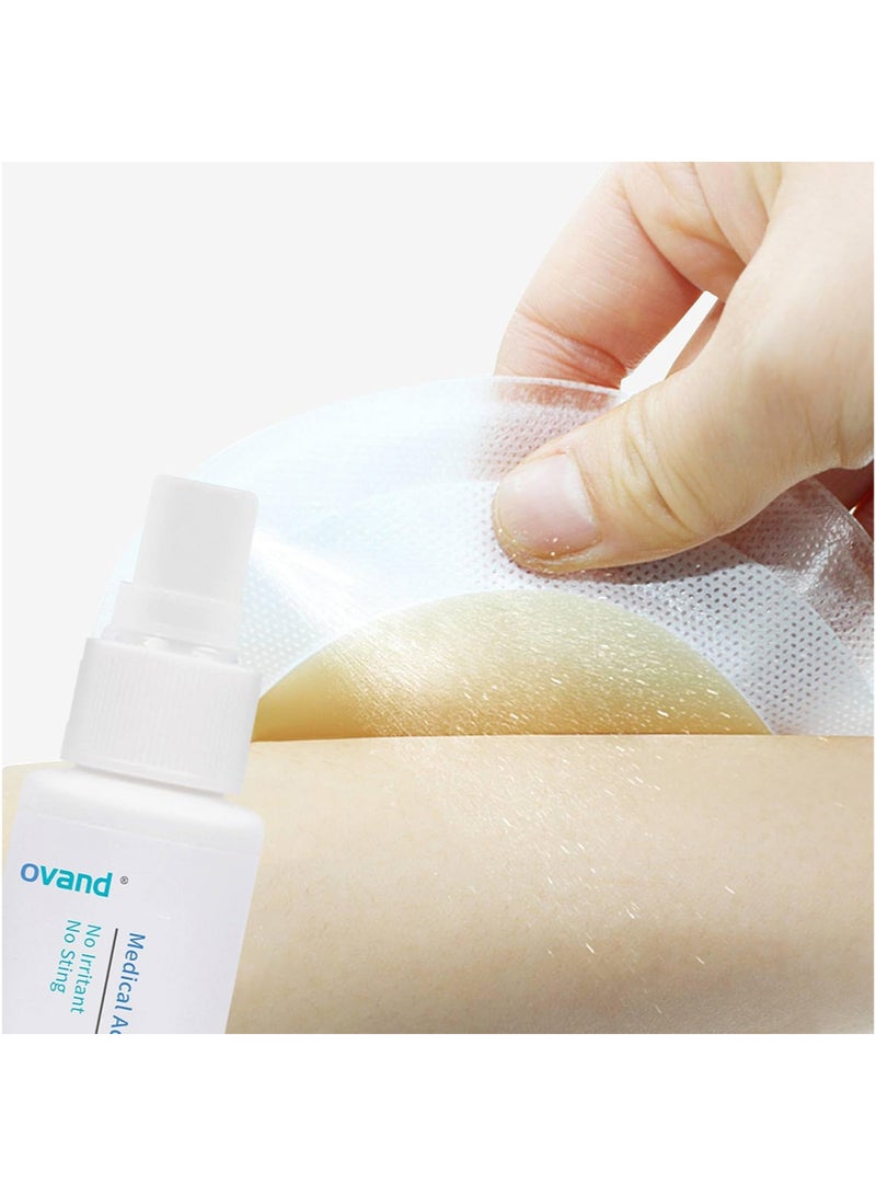 ovand 30ml Medical Adhesive Remover Spray, No-Sting Ostomy Adhesive Remover Spray, Adhesive Remover for Skin, Ostomy, Mastectomy, Adhesive Tape - Image 3