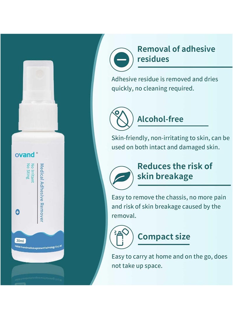 ovand 30ml Medical Adhesive Remover Spray, No-Sting Ostomy Adhesive Remover Spray, Adhesive Remover for Skin, Ostomy, Mastectomy, Adhesive Tape - Image 4
