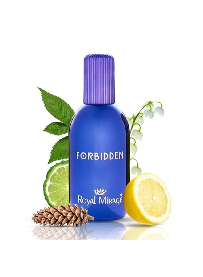 Royal Mirage Metallic Forbidden Eau De Parfum | Captivating & Luxurious Fragrance | Unisex EDP | Citrus, Floral & Woody Notes | Luxurious, Long-Lasting Perfume | Gift for Men & Women | 100ml - Image 1