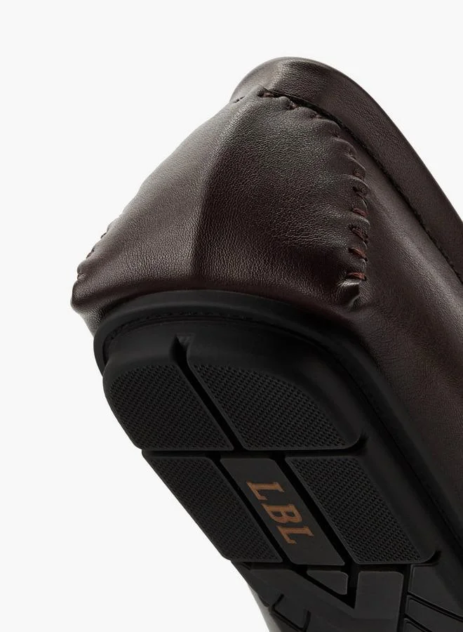 LBL By Shoexpress BROWN Men Accent Detail Loafers for Men | Best Price UAE