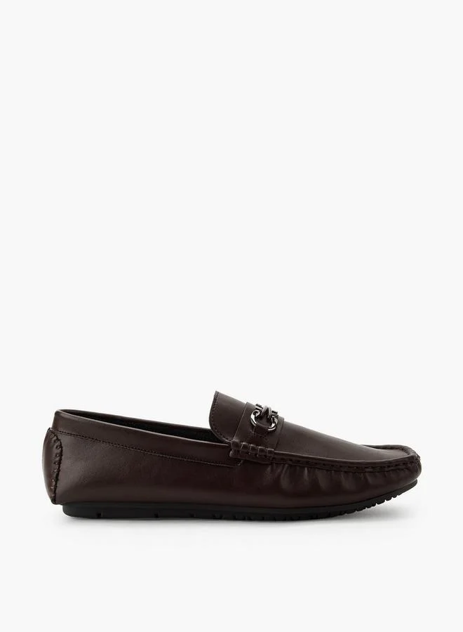 LBL By Shoexpress BROWN Men Accent Detail Loafers for Men | Best Price UAE