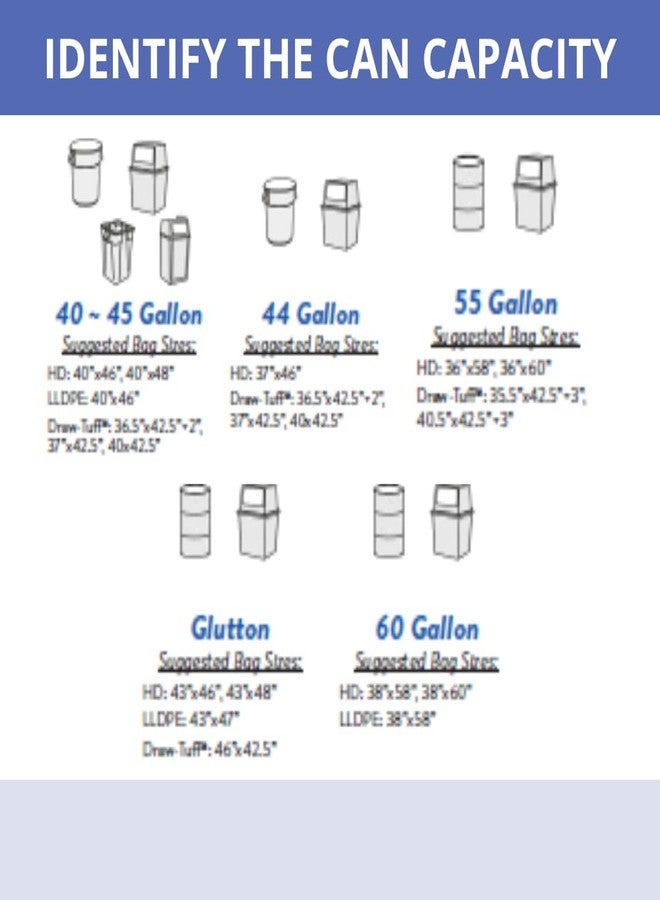 Inteplast 4 Gal Trash Can Liners - 6 Micr, 17x18 In, Natural, 2000 Bags - Image 5