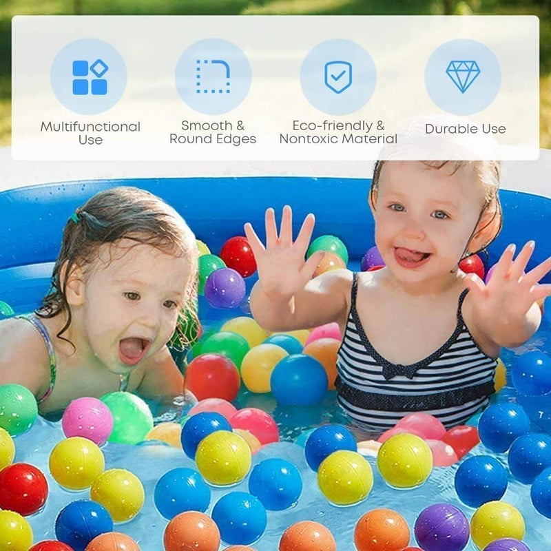 TDOO Temp fluctuation resistant crafted quality Inflatable Swimming Pool- Kiddie Pool 82.7" X 59" X 23.6",Durable and Thickened Design for Kids,Toddlers and Adults, Ideal for Ou r, Garden, Backyard(210 * 150 * 60CM) Quick use-switch compatible build - Image 4