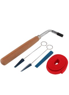 Thoraya 6Pcs Professional Piano Tuner Kit Exquisite Workmanship Complete Tools Easily Use Mute Tools for Beginner ProfessionalM02621  - Image 1