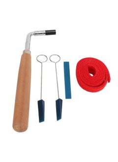 Thoraya 6Pcs Professional Piano Tuner Kit Exquisite Workmanship Complete Tools Easily Use Mute Tools for Beginner ProfessionalM02621  - Image 2