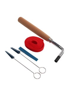 Thoraya 6Pcs Professional Piano Tuner Kit Exquisite Workmanship Complete Tools Easily Use Mute Tools for Beginner ProfessionalM02621  - Image 3