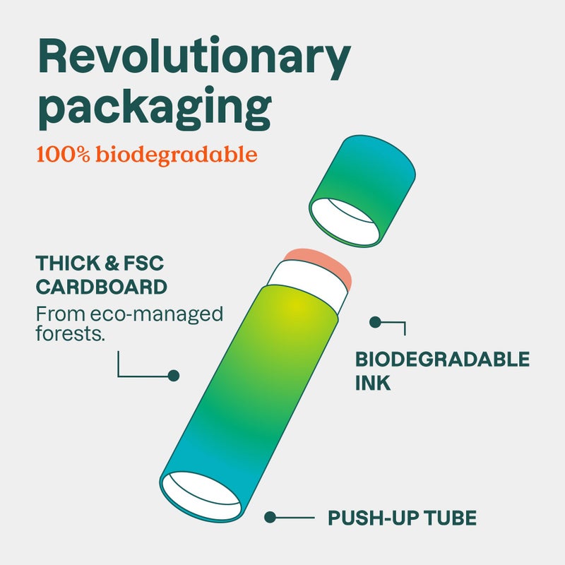 ATTITUDE Tinted Lip Balm with SPF 15, EWG Verified, Plastic-Free, Broad Spectrum UVA/UVB Protection with Zinc Oxide, Vegan, Unscented, 0.3 Ounce - Image 4