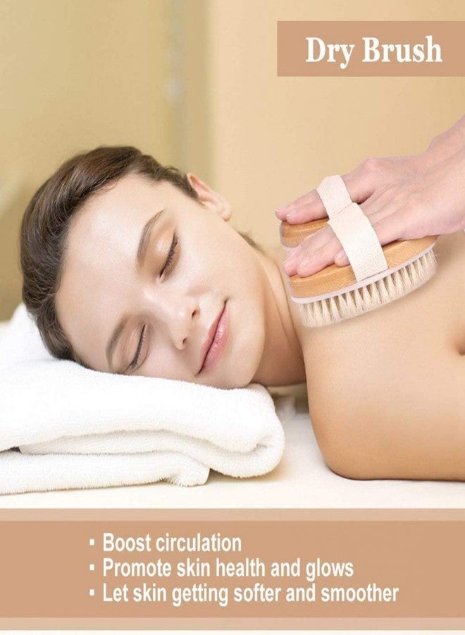 ZONALIYA Dry Skin Body Brush Improves blood_circulation Skin's Health and Beauty With Natural Bristle | Remove Dead Skin and Toxins, Cellulite Treatment, Exfoliates, Stimulates Blood Circulation - Image 2