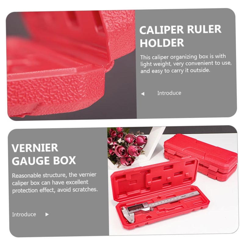 Valiclad Portable Digital Caliper Box Black Plastic Protective Case for Measuring Tools Travel Storage - Image 4