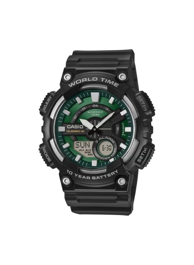 CASIO ساعة كاسيو AEQ-110W-3A2VDF للرجال – أنيقة، متينة ومقاومة للماء - Image 1