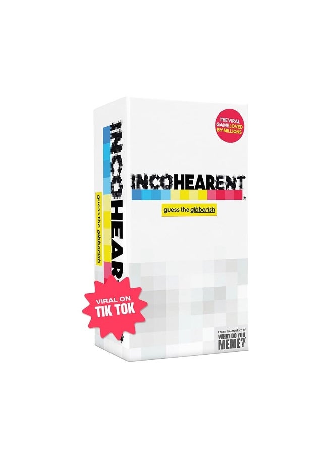 WHAT DO YOU MEME? - WHAT DO YOU MEME Incohearent  Guess The Gibberish Party Game  The Spicier Edition with Refreshed Content  Fun Games for Adults - Image 1