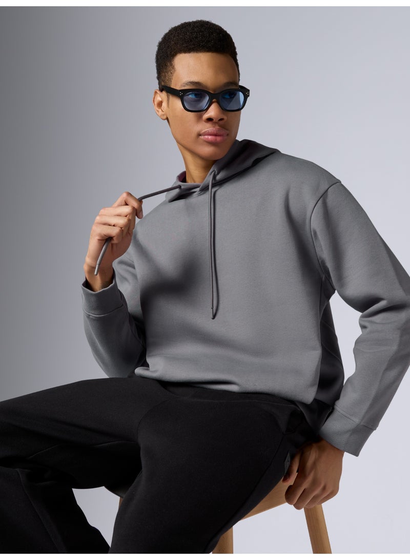XYXX IntelliSmooth Pulse Terry Cotton Oversized Long sleeves Sweatshirt Hoodies for Men - Image 5