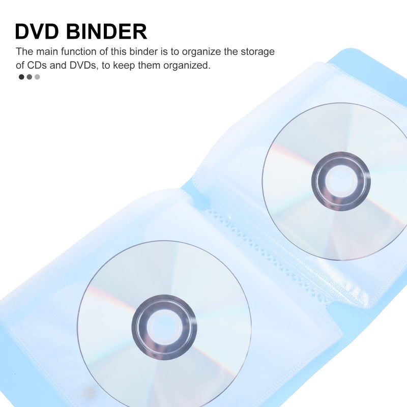 علبة أقراص DVD متينة لتخزين منظم، تحمي الأقراص المدمجة وأقراص DVD من الخدوش. - Image 4