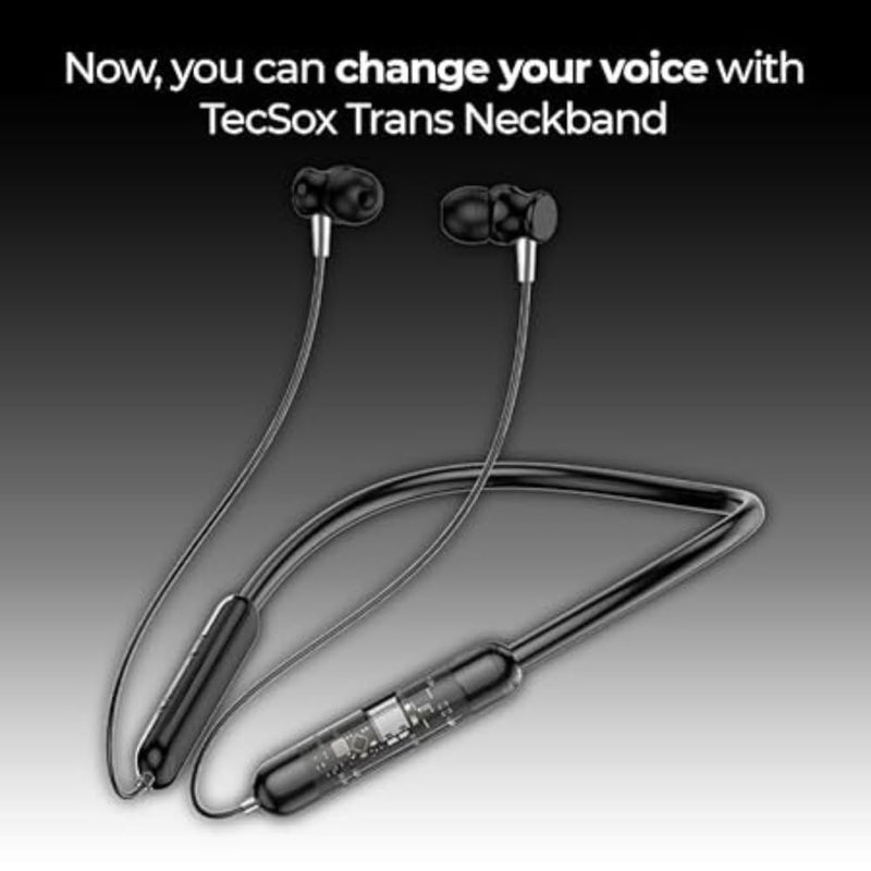 Drumstone (New with 7 Years Limited Warranty Transparent Bluetooth Neckband Headset | Crystal Clear Design, HD Sound, and Magnetic Earbuds - Image 3