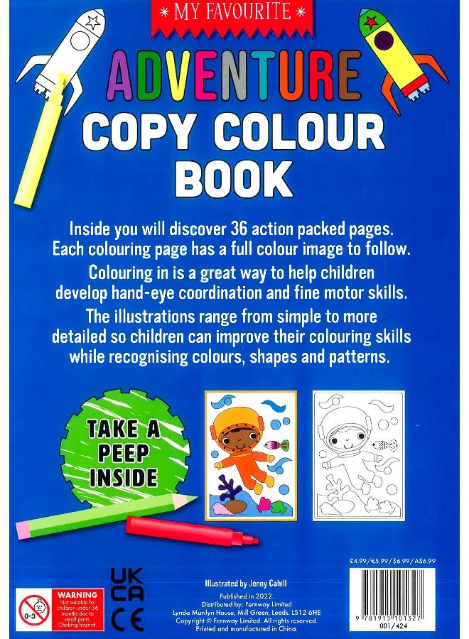 My Favourite Adventure Copy Colour Book  - Image 2