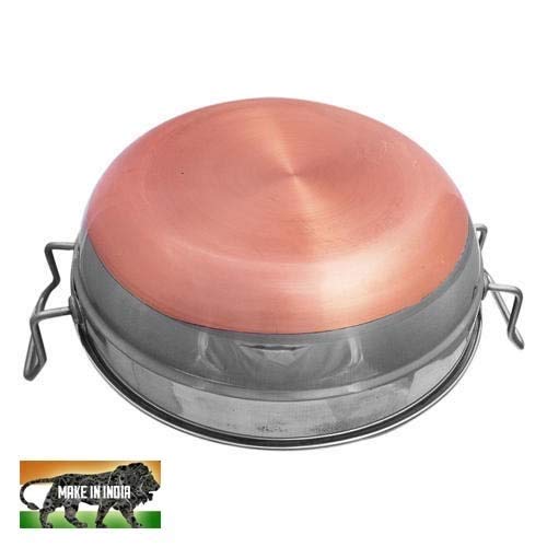 Multi Kadhai Copper Bottom Stainless Steel Multi Kadhai/Idly Maker/Steamer/Dhokla Maker/Patra Maker All-in-One Stainless Steel Multi Kadhai Steamer with Copper - Image 3