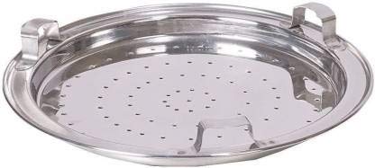 Multi Kadhai Copper Bottom Stainless Steel Multi Kadhai/Idly Maker/Steamer/Dhokla Maker/Patra Maker All-in-One Stainless Steel Multi Kadhai Steamer with Copper - Image 5