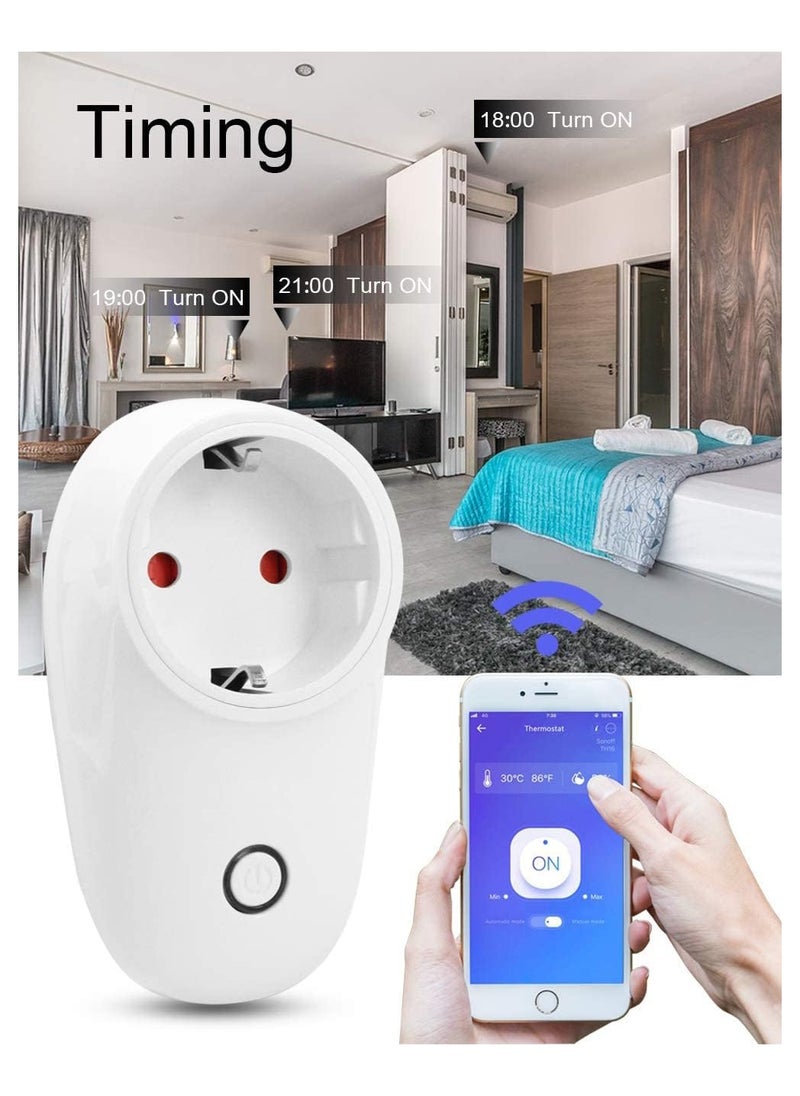 إي وي لينك - قابس ذكي – S26F WiFi قابس ذكي يعمل بنظام Alexa مع وظيفة التوقيت لـ Alexa [Eco، Eco Dot] وGoogle Home وGoogle Nest - Image 1