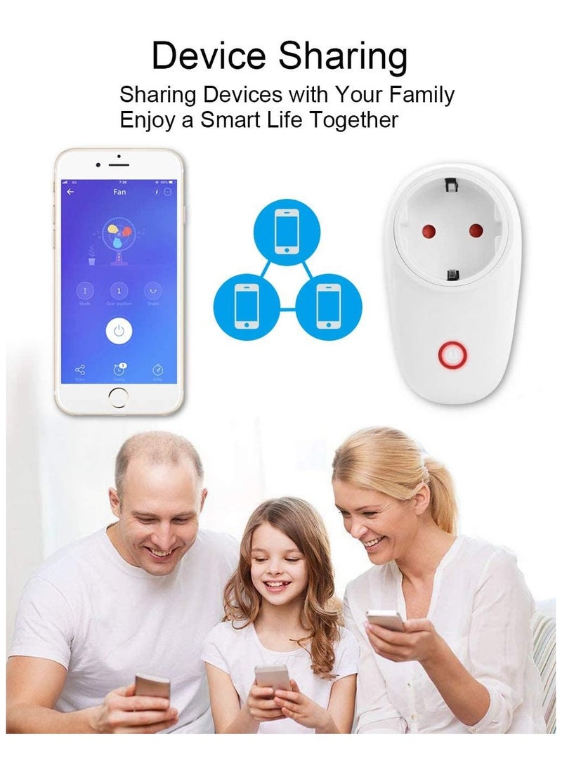 إي وي لينك - قابس ذكي – S26F WiFi قابس ذكي يعمل بنظام Alexa مع وظيفة التوقيت لـ Alexa [Eco، Eco Dot] وGoogle Home وGoogle Nest - Image 1