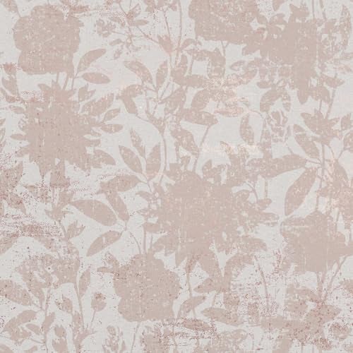 Tempaper Dusted Pink Garden Floral Removable Peel and Stick Floral Wallpaper, 20.5 in X 16.5 ft, Made in the USA - Image 1