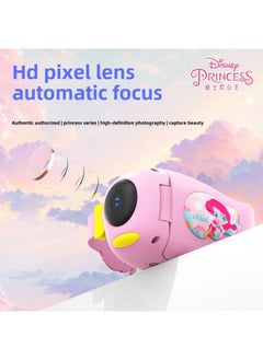 Generic Disney/Disney Princess Children Handheld DV Camera Digital Camera Photo Recorder Toy Gift-Color:A10 Belle Princess Yellow  - Image 5