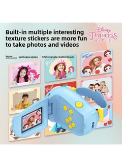 Generic Disney/Disney Princess Children Handheld DV Camera Digital Camera Photo Recorder Toy Gift-Color:A10 Belle Princess Yellow  - Image 3