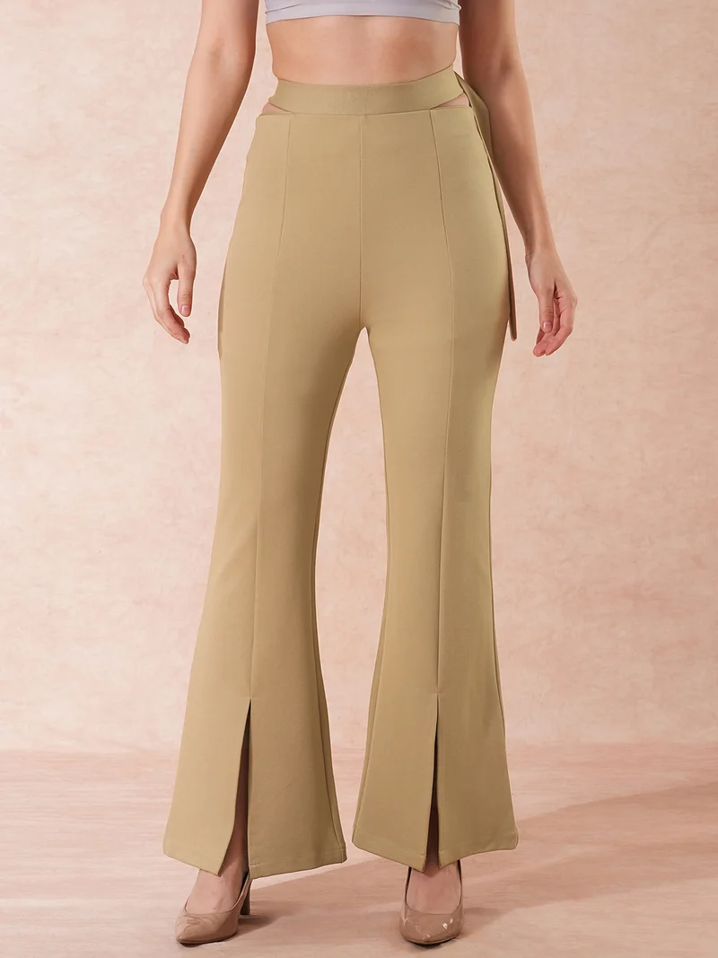 جلو باص جلوبس تريجنجز نسائي بخصر مرتفع ومقاس مريح