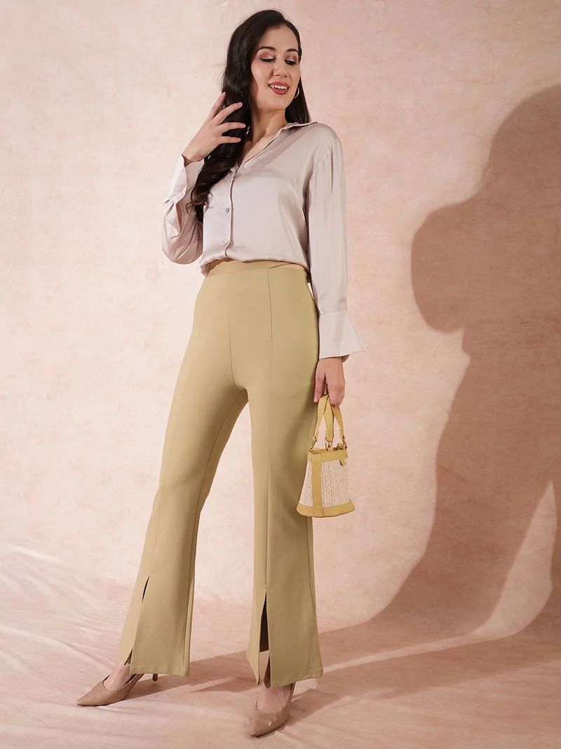 جلو باص جلوبس تريجنجز نسائي بخصر مرتفع ومقاس مريح