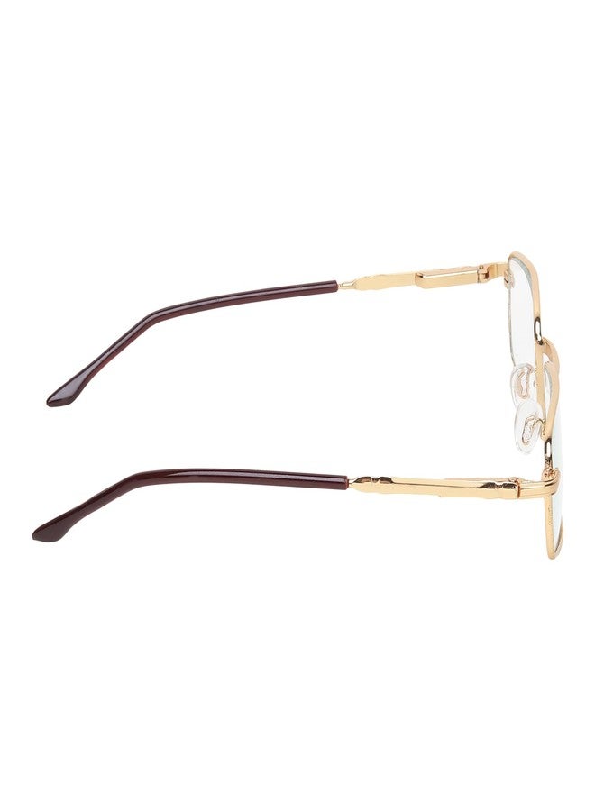 CRIBA Premium Reading Glass Power Golden Metal Frame+0.75+1.00+1.25+1.50+1.75 +2.00+2.25 +2.50+2.75+3.00+3.25 For Single Vision Power Eyeglass-Vol 10 (+1.75) - Image 3