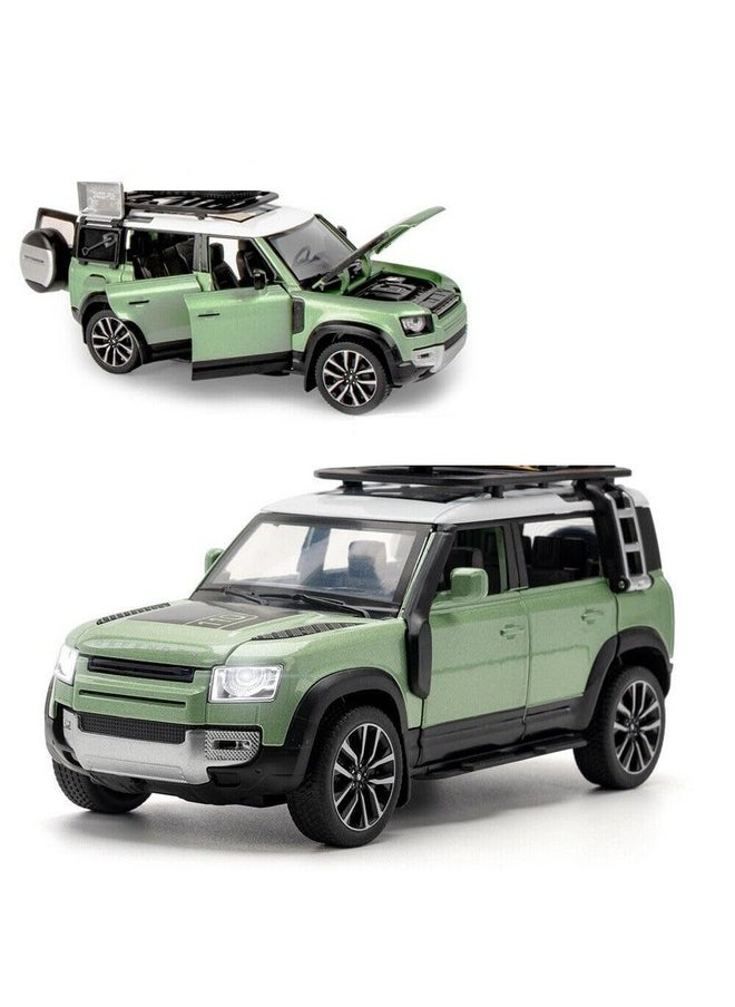 Sky Tech Sky Tech® Range Rover Defender 1:32 Scale Model Car Exclusive Alloy Metal Pull Back Die-cast Car Metal Pullback Toy car with Openable Doors & Light Music Best Gifts Toys Kids【Colors as Per Stock】  - Image 1