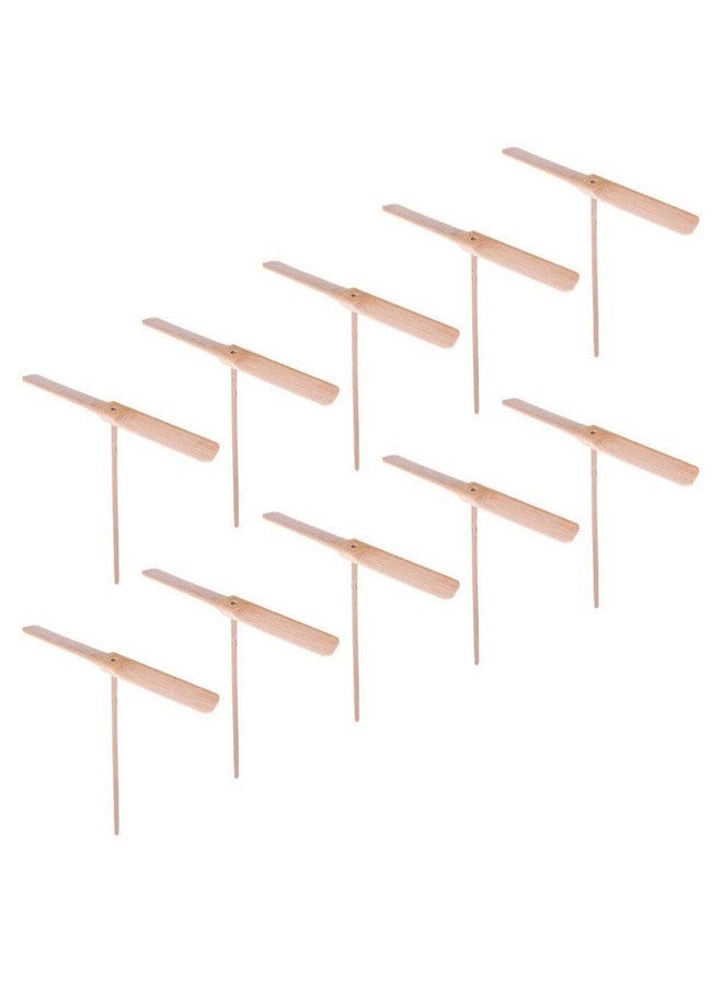 Toddmomy Props 10 Pcs Flying Wooden Dragonfly Wood Dragonfly Propeller For Plastic Propeller - Image 1
