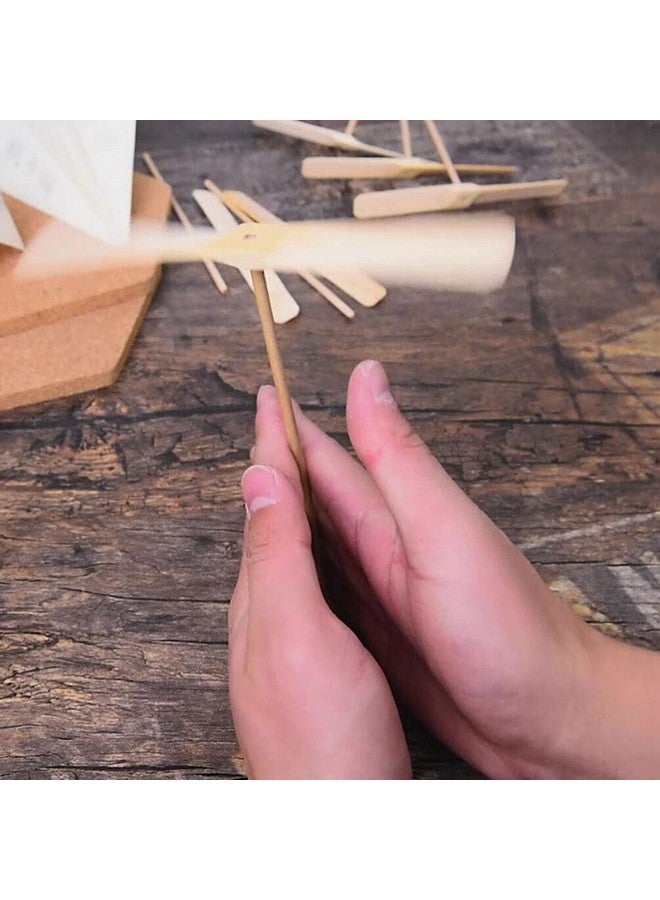 Toddmomy Props 10 Pcs Flying Wooden Dragonfly Wood Dragonfly Propeller For Plastic Propeller - Image 3