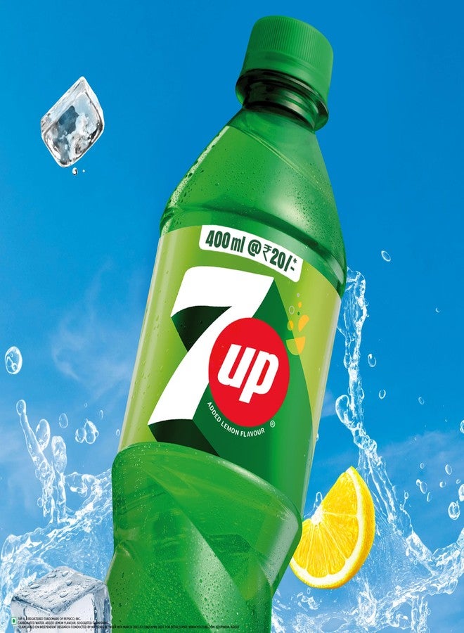 7UP Zero Sugar soft Drink PET, 400 Ml,Lemon - Image 4
