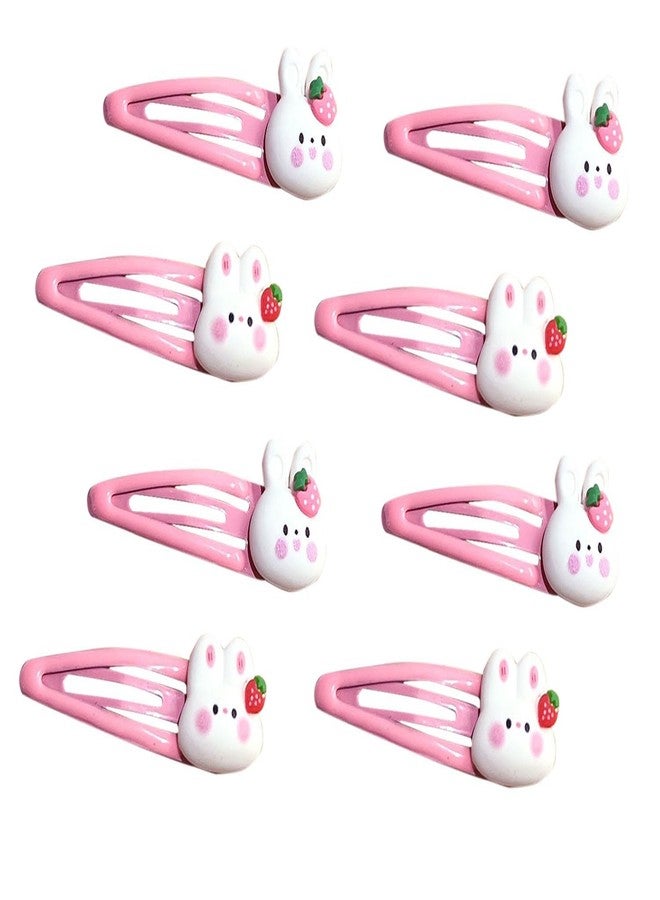 YYaaloa 20 Pcs Rabbit Strawberry Hair Clips, Cute Hair Barrettes Accessories for Women & Girls, 20pcs - Image 1