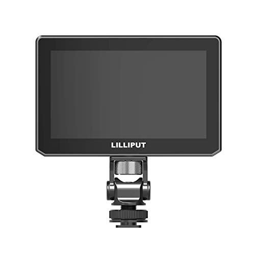 Lilliput T5 5" 4K Monitor | Touch Screen IPS Full HD 1920x1200 4K HDMI 60Hz On-Camera Video Field Monitor for BMPCC DSLR Camera | Black - Image 2
