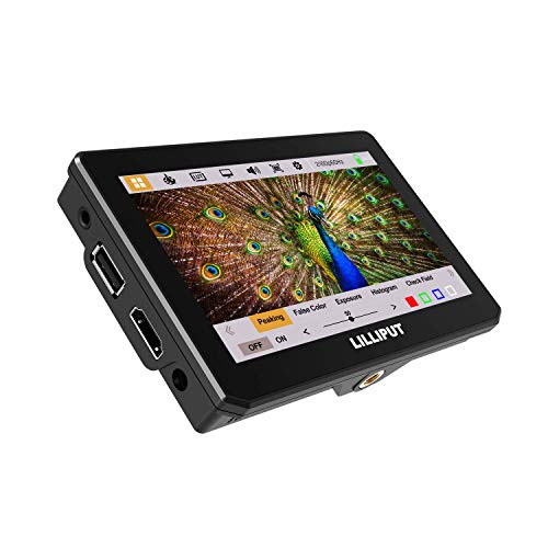 Lilliput T5 5" 4K Monitor | Touch Screen IPS Full HD 1920x1200 4K HDMI 60Hz On-Camera Video Field Monitor for BMPCC DSLR Camera | Black - Image 3