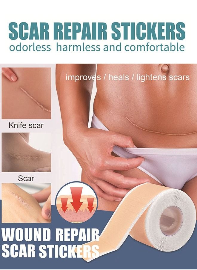 SOUTH MOON - Silicone Scar Sheets - Extra Long Scar Sheets for C-Section, Tummy Tuck, Keloid, and Surgical Scars - Reusable Medical Grade Silicone Scar Sheets - Post Surgery Supplies - Image 1