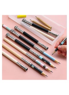 Y&D Pencil Extender, 7PCS Extender Holder Adjustable Handy For School Office Eyeliner Makeup Sketch Art Writing Tool  - Image 4
