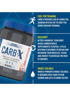 Applied Nutrition Applied Nutrition Carb-X 100% Cyclic Dextrin  Carbohydrates Orange Burst Flavor 1.2kg  - Image 5